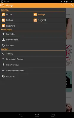 ZingBox Manga android App screenshot 0